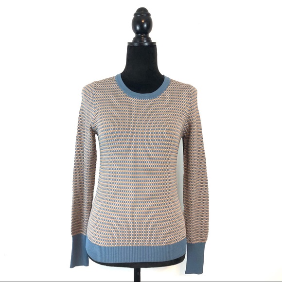 Zara | Sweaters | Zara Blue Tan Vintage 